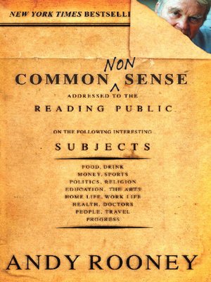 cover image of Common Nonsense